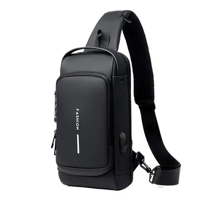 Bandolera Mochila Anti-Robo, Impermeable y con Carga USB